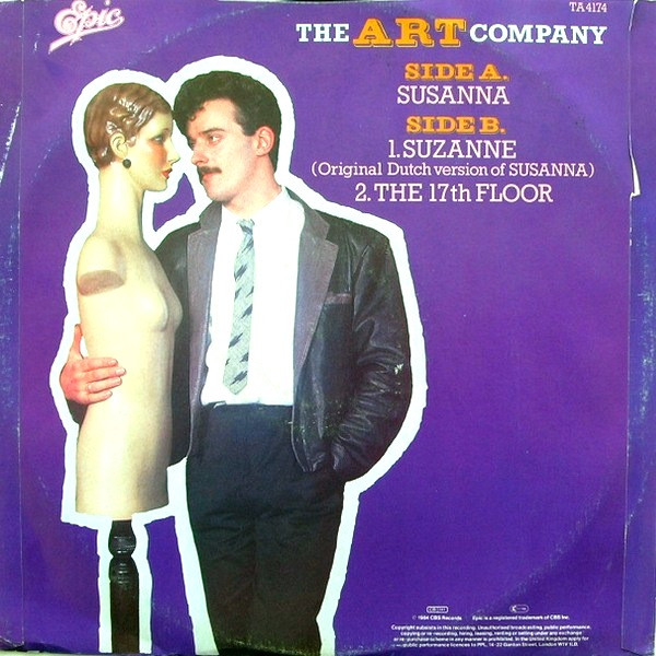 Cover zu The Art Company - Susanna | 1984 | Vinyl | Rock | UK Schallplatten Ankauf