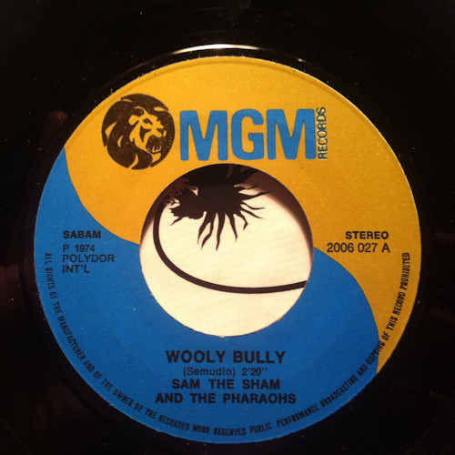 Cover zu Sam The Sham & The Pharaohs - Wooly Bully | 1974 | Vinyl | Rock | Belgium Schallplatten Ankauf