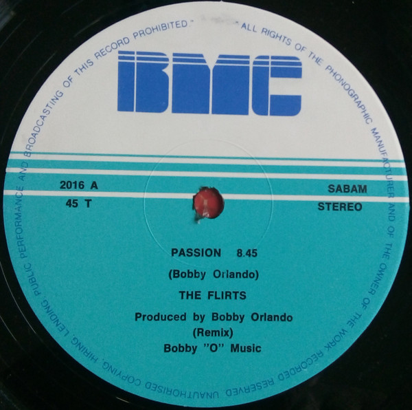 Cover zu The Flirts - Passion | 1982 | Vinyl, 12