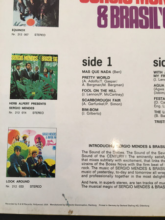 Cover zu Sérgio Mendes & Brasil '66 - Sergio Mendes & Brasil 66 | Vinyl | Jazz, Latin | Germany Schallplatten Ankauf