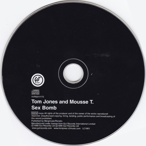 Cover zu Tom Jones And Mousse T. - Sex Bomb | 2000 | Vinyl | Electronic, Funk / Soul, Pop | Europe