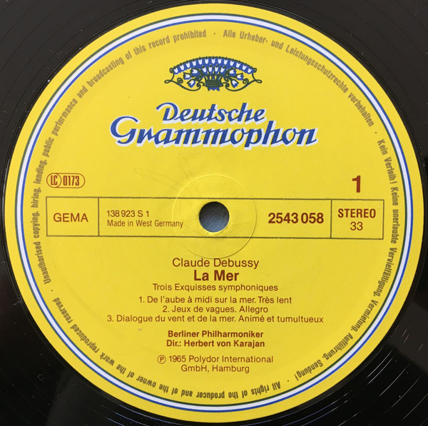 Cover zu Berliner Philharmoniker, Herbert von Karajan - Karajan-Edition 100 Meisterwerke - Debussy: La Mer- Prélude À L`près-midi D'un Faune ·Ravel: Daphnis Et Chloé | 1982 | Vinyl | Classical | Germany