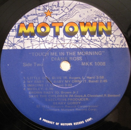 Cover zu Diana Ross - Touch Me In The Morning | 1978 | Vinyl, LP, Album | Funk / Soul | US