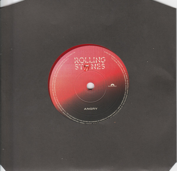 Cover zu The Rolling Stones - Angry | 2023 | Vinyl | Rock | Worldwide