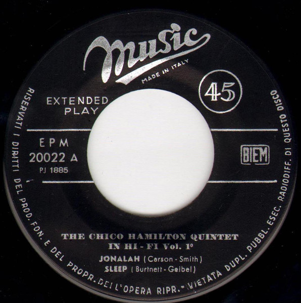 Cover zu The Chico Hamilton Quintet - The Wind | 1956 | Vinyl | Jazz | Italy