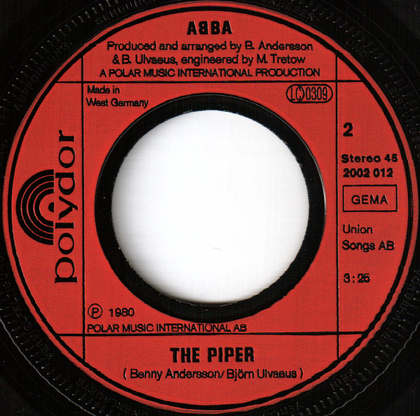 Cover zu ABBA - Super Trouper / The Piper | 1980 | Vinyl | Rock | Germany