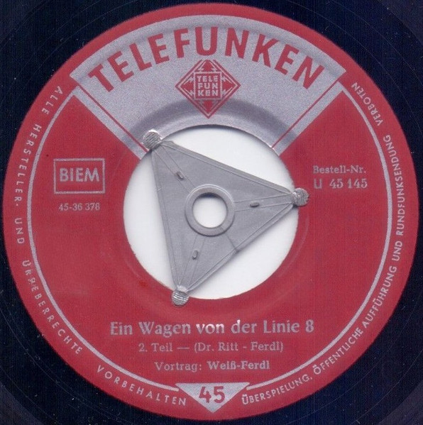 Cover zu Weiß Ferdl - Ein Wagen Von Der Linie 8 | Vinyl | Non-Music | Germany Schallplatten Ankauf