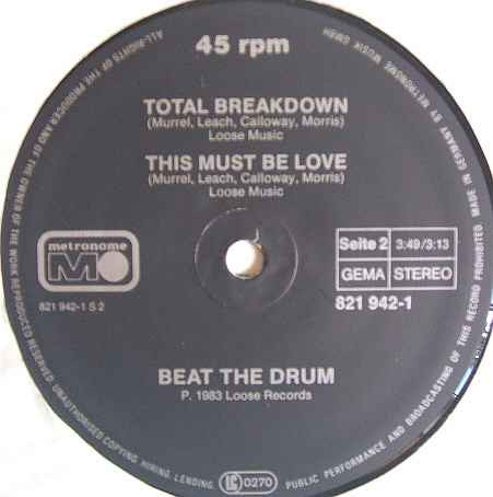 Cover zu Beat The Drum - Try | 1983 | Vinyl | Electronic | Germany Schallplatten Ankauf