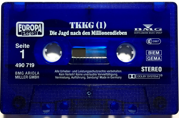 Cover zu Stefan Wolf - TKKG 1 - Die Jagd Nach Den Millionendieben | Vinyl | Non-Music | Germany Schallplatten Ankauf