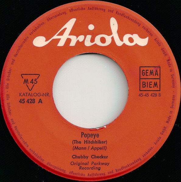 Cover zu Chubby Checker - Limbo Rock / Popeye (The Hitchhiker) | 1962 | Vinyl | Rock | Germany