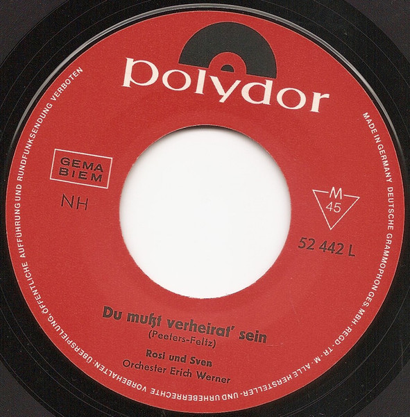 Cover zu Roswitha Und Sven Jenssen - In 25 Jahren | 1965 | Vinyl | Pop | Germany