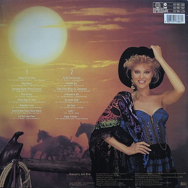 Cover zu Audrey Landers - Weites Land | 1986 | Vinyl | Pop | Europe Schallplatten Ankauf