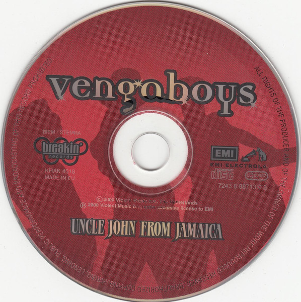 Cover zu Vengaboys - Uncle John From Jamaica | 2000 | Vinyl | Electronic | Germany
