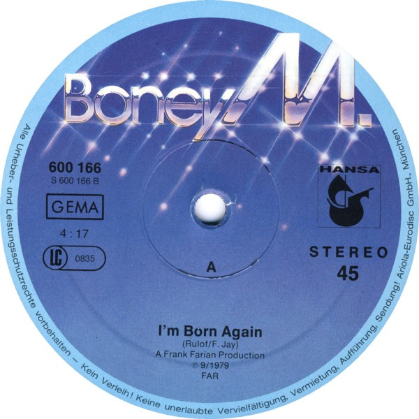 Cover zu Boney M. - Bahama Mama / I'm Born Again | 1979 | Vinyl | Funk / Soul | Germany