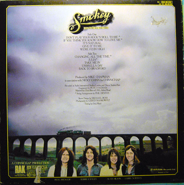 Cover zu Smokie - Changing All The Time | 1977 | Vinyl | Rock | Germany Schallplatten Ankauf