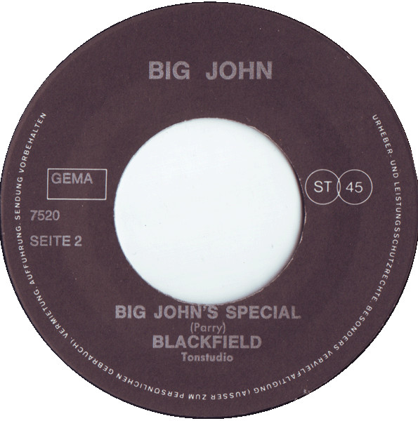 Cover zu Big John (11) - Fire Will Come / Big John's Special | Vinyl | Folk, World, & Country | Germany
