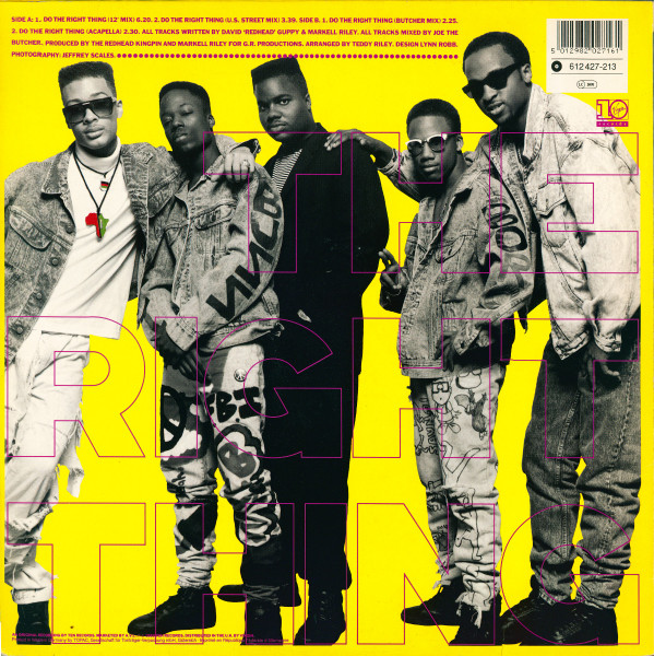 Cover zu Redhead Kingpin And The FBI - Do The Right Thing | 1989 | Vinyl | Hip Hop | UK & Europe Schallplatten Ankauf