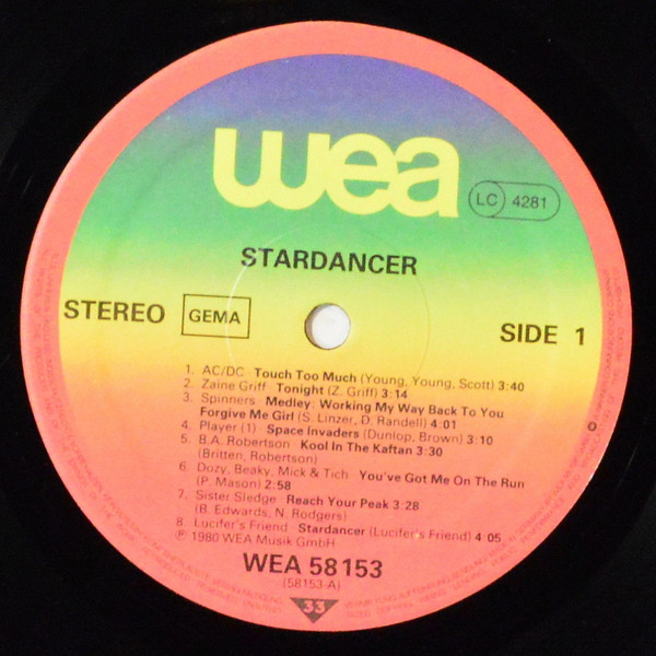 Cover zu Various - Stardancer | 1980 | Vinyl | Pop | Europe