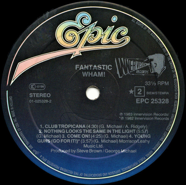 Cover zu Wham! - Fantastic | 1983 | Vinyl | Pop | Europe
