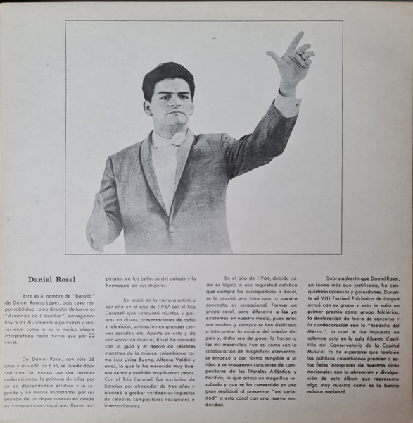 Cover zu Coros Armonias De Colombia , Director: Daniel Rosel - 22 Voces Con Ritmos | Vinyl | Latin, Folk, World, & Country | Colombia