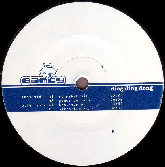Cover zu Bamby - Ding Ding Dong | 1995 | Vinyl | Electronic | Germany Schallplatten Ankauf