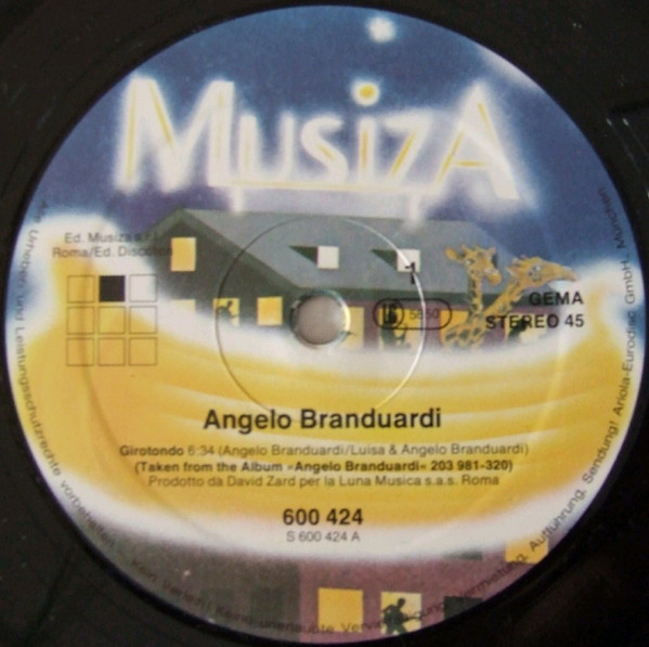 Cover zu Angelo Branduardi - Musica | 1981 | Vinyl | Pop, Folk, World, & Country | Germany