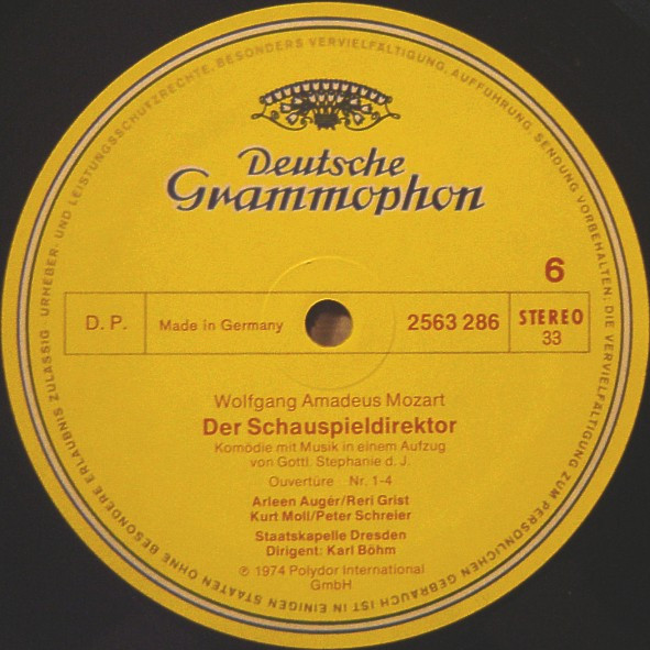 Cover zu Wolfgang Amadeus Mozart - Arleen Auger, Reri Grist, Peter Schreier, Harald Neukirch, Kurt Moll, Staatskapelle Dresden With Karl Böhm - Die Entführung Aus Dem Serail / Der Schauspieldirektor