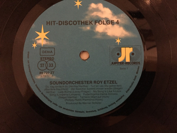 Cover zu Soundorchester Roy Etzel - Hit-Discothek Folge 4 | 1975 | Vinyl | Jazz | Germany Schallplatten Ankauf