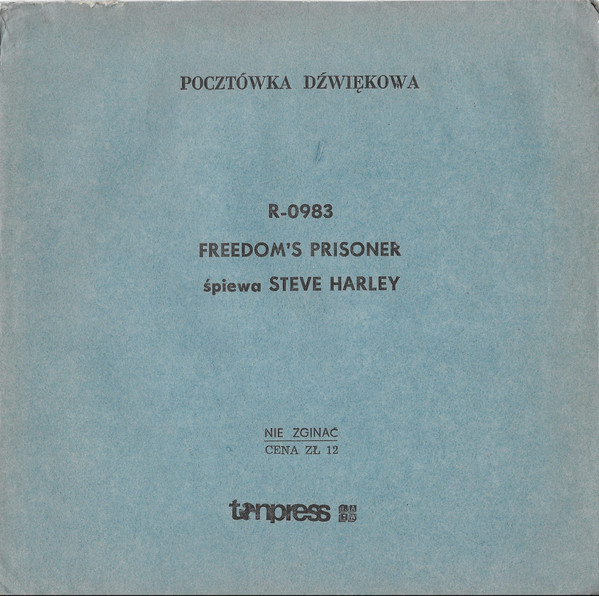 Cover zu Steve Harley - Freedom's Prisoner | 1979 | Vinyl | Rock | Poland