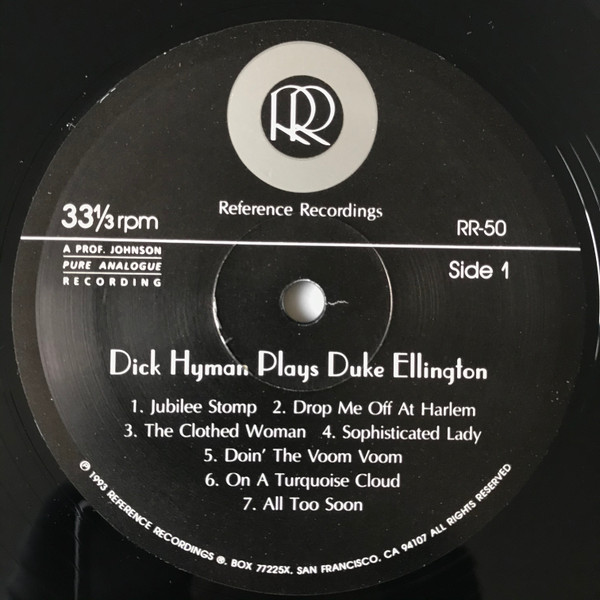 Cover zu Dick Hyman - Dick Hyman Plays Duke Ellington | 1993 | Vinyl | Jazz | US