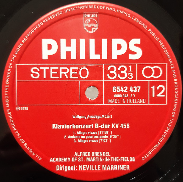 Cover zu Alfred Brendel, Wolfgang Amadeus Mozart, The Academy Of St. Martin-in-the-Fields, Sir Neville Marriner - 13 Klavierkonzerte = Piano Concertos = Concertos Pour Piano | 1979 | Classical