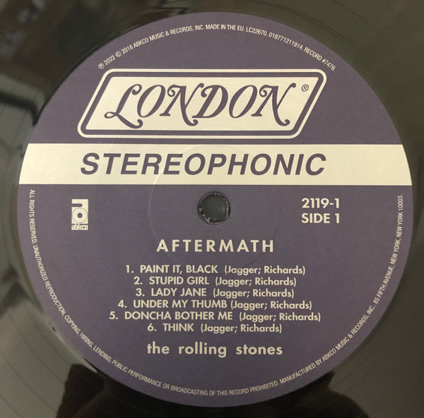 Cover zu The Rolling Stones - Aftermath | 2023 | Vinyl | Rock | Europe