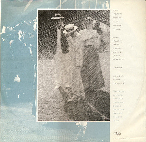 Cover zu The Art Of Noise - In Visible Silence | 1986 | Vinyl | Electronic | Europe