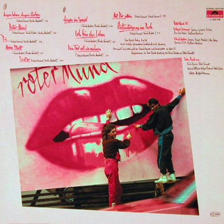 Cover zu Roter Mund - Roter Mund | 1982 | Vinyl | Electronic, Rock, Pop | Germany