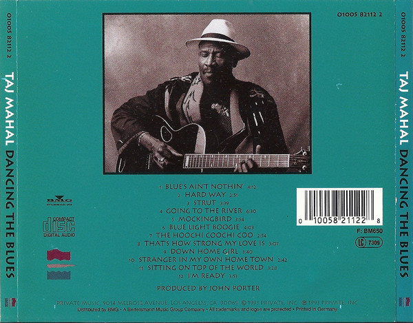 Cover zu Taj Mahal - Dancing The Blues | 1993 | Vinyl | Blues | Europe