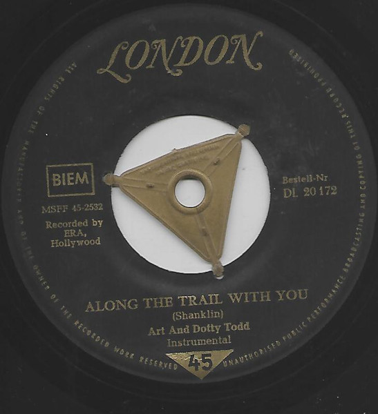 Cover zu Art And Dotty Todd - Chanson D'Amour (Song Of Love) / Along The Trail With You | 1958 | Vinyl | Pop | Germany Schallplatten Ankauf