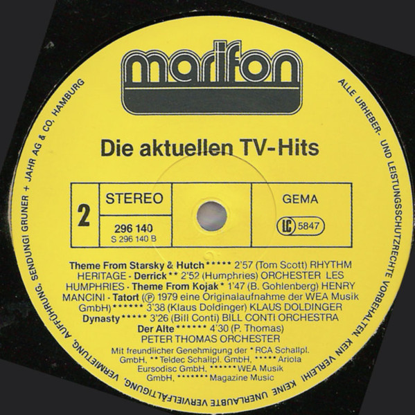 Cover zu Various - Die Aktuellsten TV-Hits | 1983 | Vinyl | Jazz, Funk / Soul, Pop, Stage & Screen | Germany Schallplatten Ankauf
