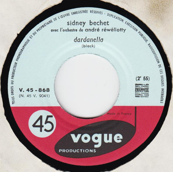 Cover zu Sidney Bechet - Dardanella | Vinyl | Jazz | France Schallplatten Ankauf