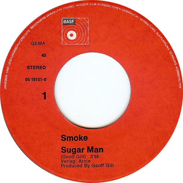 Cover zu The Smoke - Sugar Man | 1972 | Vinyl | Rock | Germany Schallplatten Ankauf