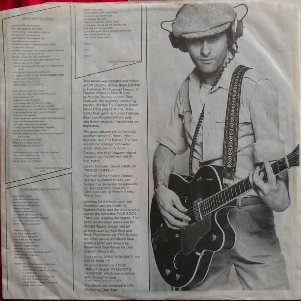 Cover zu Steve Harley - The Candidate | 1979 | Vinyl | Rock, Pop | Germany Schallplatten Ankauf