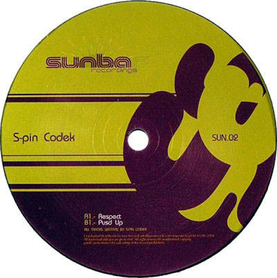 Cover zu S-pin Codek - Respect / Pusd Up | 2005 | Vinyl | Electronic | Spain Schallplatten Ankauf