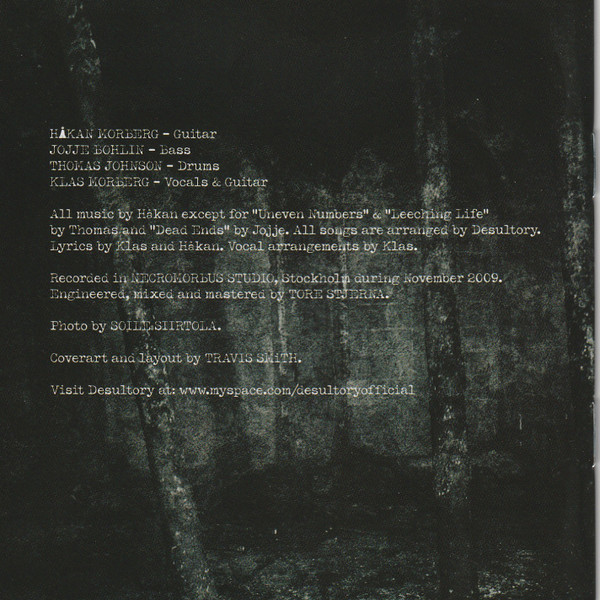 Cover zu Desultory - Counting Our Scars | 2010 | CD, Album | Rock | Singapore