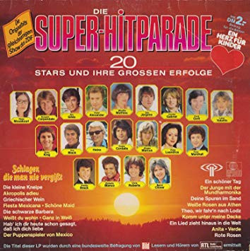 Cover zu Various - Die Super-Hitparade (20 Stars Und Ihre Grossen Erfolge) | 1982 | Vinyl, LP, Stereo, Compilation | Pop | Germany
