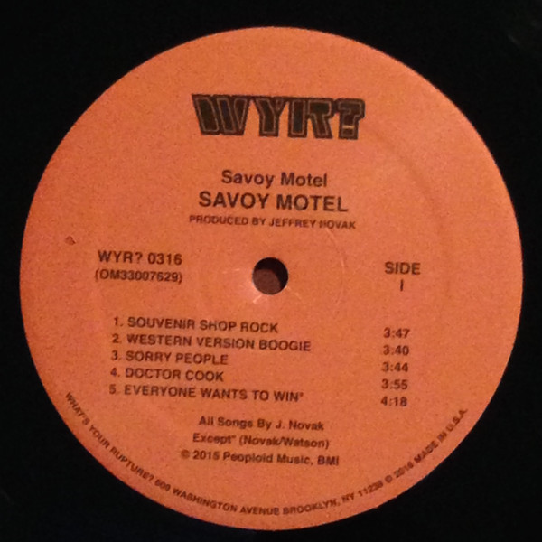Cover zu Savoy Motel - Savoy Motel | 2016 | Vinyl | Rock, Pop | US