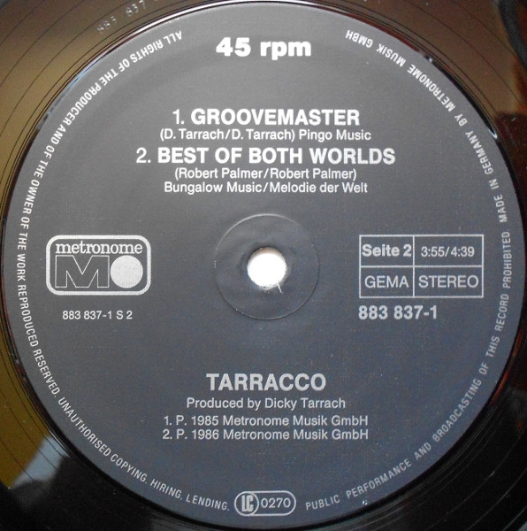 Cover zu Tarracco - Best Of Both Worlds | 1986 | Vinyl | Electronic | Germany