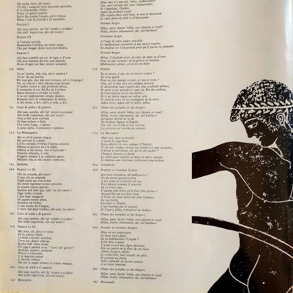 Cover zu Claudio Monteverdi - Eric Tappy, Ensemble Vocal De Lausanne Et Ensemble Instrumental De Lausanne Dir. Michel Corboz - Orfeo | 1968 | Vinyl | Classical | France