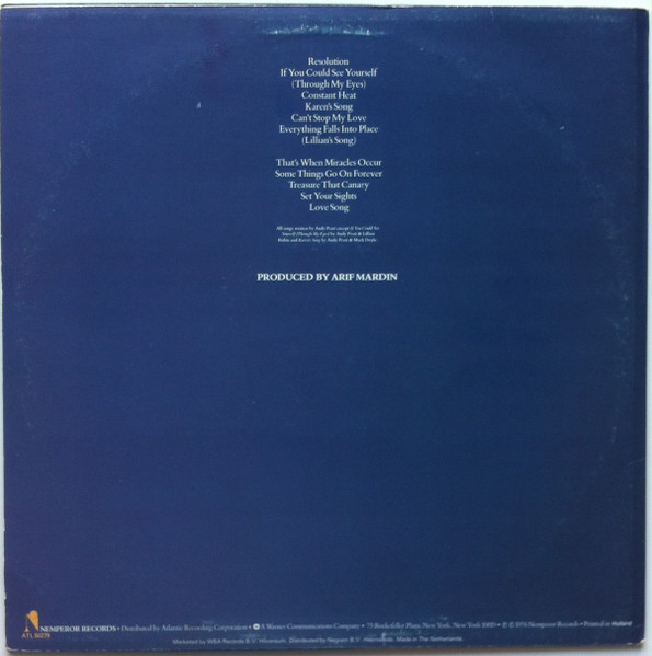 Cover zu Andy Pratt - Resolution | 1976 | Vinyl | Rock | Netherlands Schallplatten Ankauf