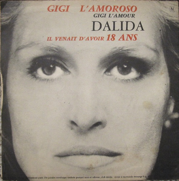 Cover zu Dalida - Gigi L'Amoroso | 1974 | Vinyl | Pop | France