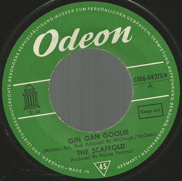 Cover zu Scaffold - Gin Gan Goolie / Liver Birds | 1969 | Vinyl | Rock, Pop | Germany