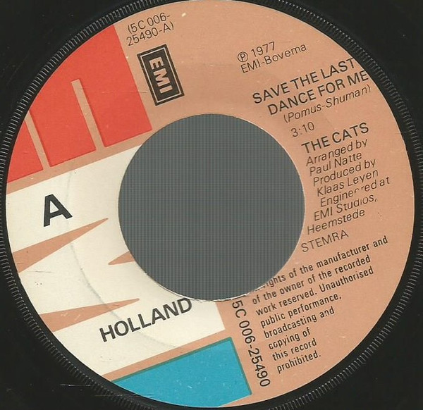 Cover zu The Cats - Save The Last Dance For Me | 1977 | Vinyl | Rock, Pop | Netherlands